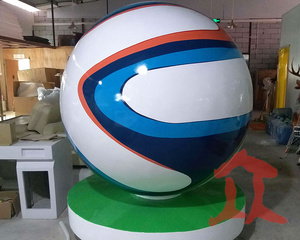 玻璃钢圆球雕塑造型